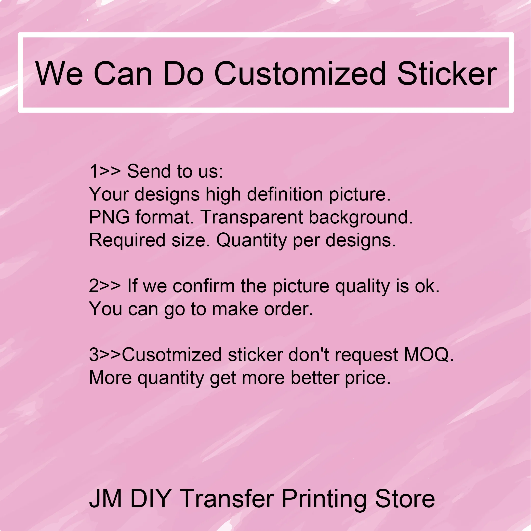 DTF Printing Thermo Iron on Decals Heat Transfers Stickers for Clothing Accessories heat transfer stickers