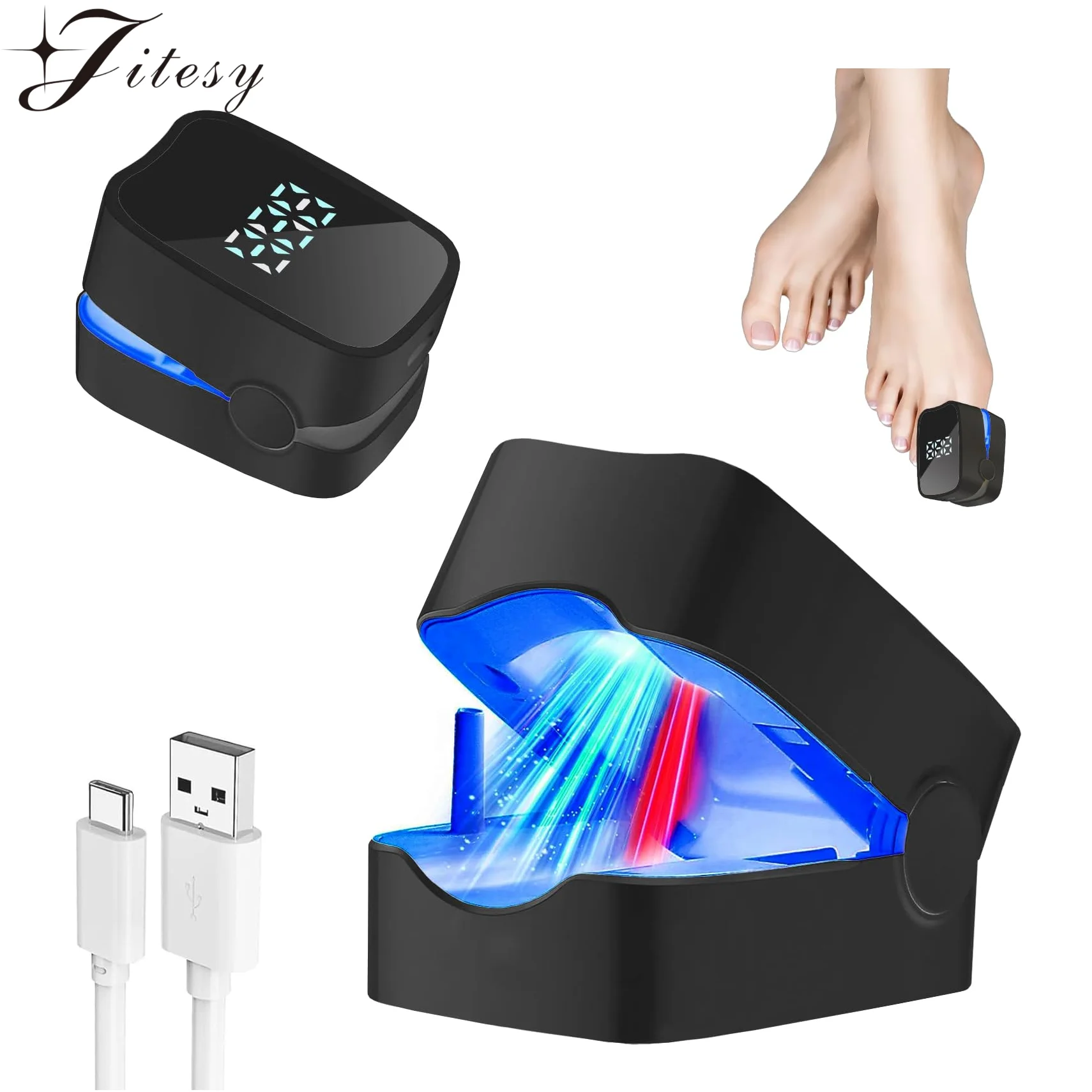 Nail Laser Led Light Device For Fungus And Discoloured Nails_voghion.com