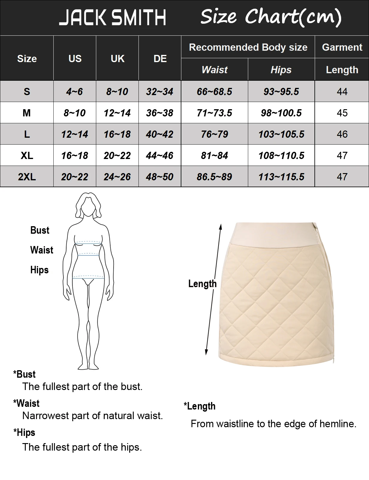 JS Women Padded Sports Skirt Warm Elastic High Waist Zip-up A-Line Skirt Stretchy Skorts Golf Skorts Skirt With Pockets A30