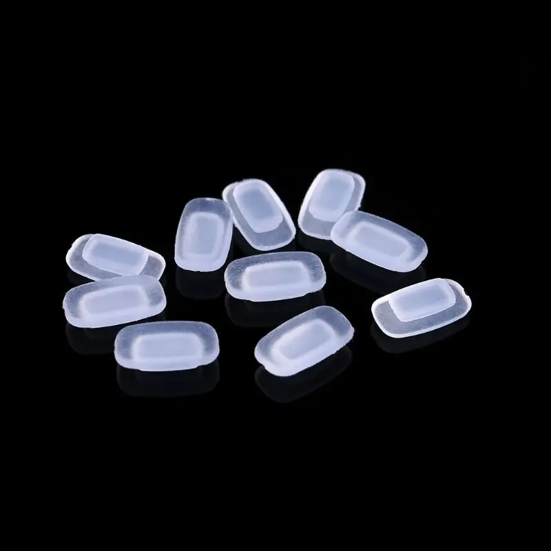 

5 Pair Unisex Soft Silicone Nose Pads Insert-in Eyeglass Nose Pads Eyeglass Nose Pads Thin for Students Teens Dropship