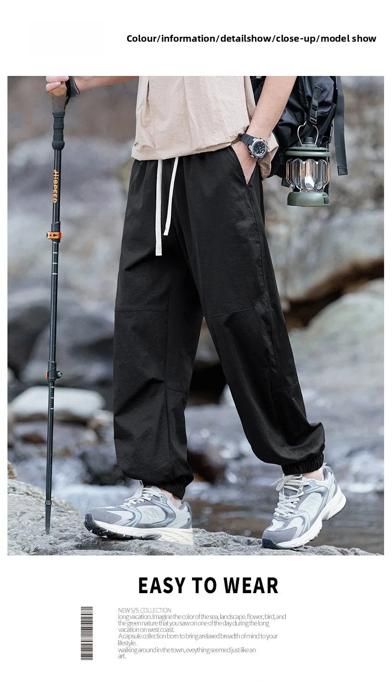 Loose Fit Cotton Cargo Pants Outdoor Workwear S91e9ddf7fc8d439783548cf808949611t