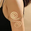 Multi-Layer Spiral Arm Ring Bracelet Exaggerated European and American Simple Vintage Open Cuff Bangles for Women Jewelry Gifts 1