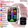 2025 New ECG Smart Watch Women BT Call Heart Rate Blood lipids Uric acid Health Monit Watches AI Voice 650mAh Sports Smartwatch 1