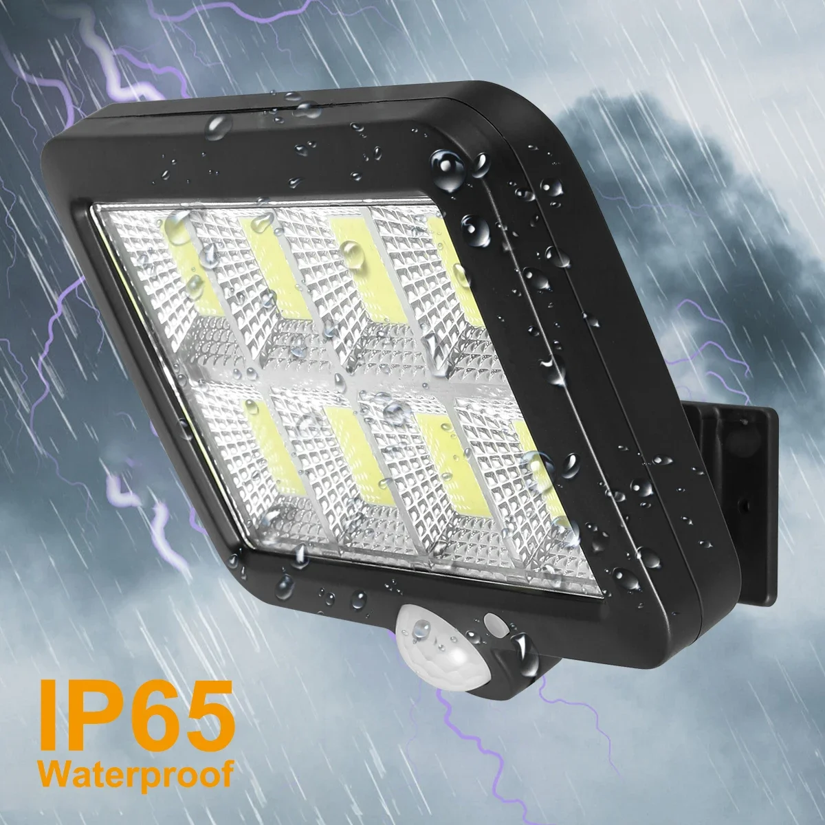 160 COB Solar LED Light Outdoor Spotlight Motion Sensor Solar Lamp With Panels Indoor Outdoor Lighting SolarS Street Lamp led lamp solar garden lights led street lamp