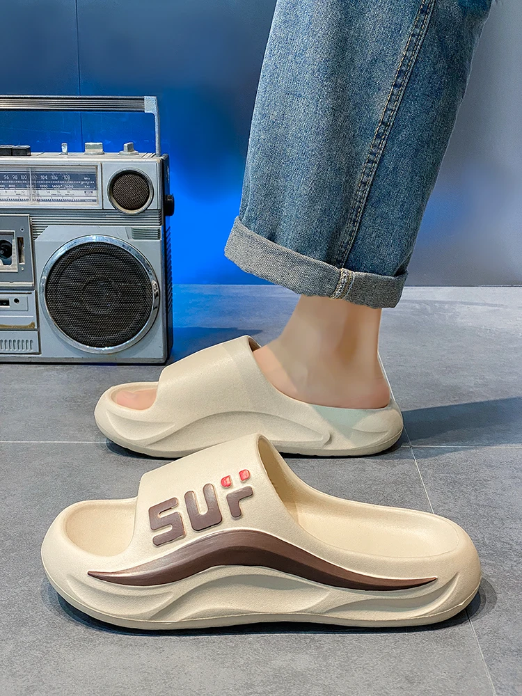 Sommer Hausschuhe Badezimmer Plattform Nicht-Slip Hause Bär Cartoon Strand Frauen Slipper Sandalen Gleitet Indoor Outdoor 2024_voghion.com