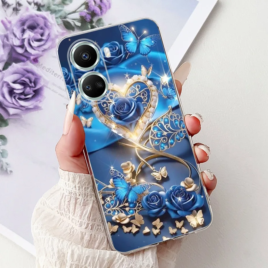 Fashionable Soft Slim Phone Case with Painted Design - Compatible with Huawei Nova 10 Series