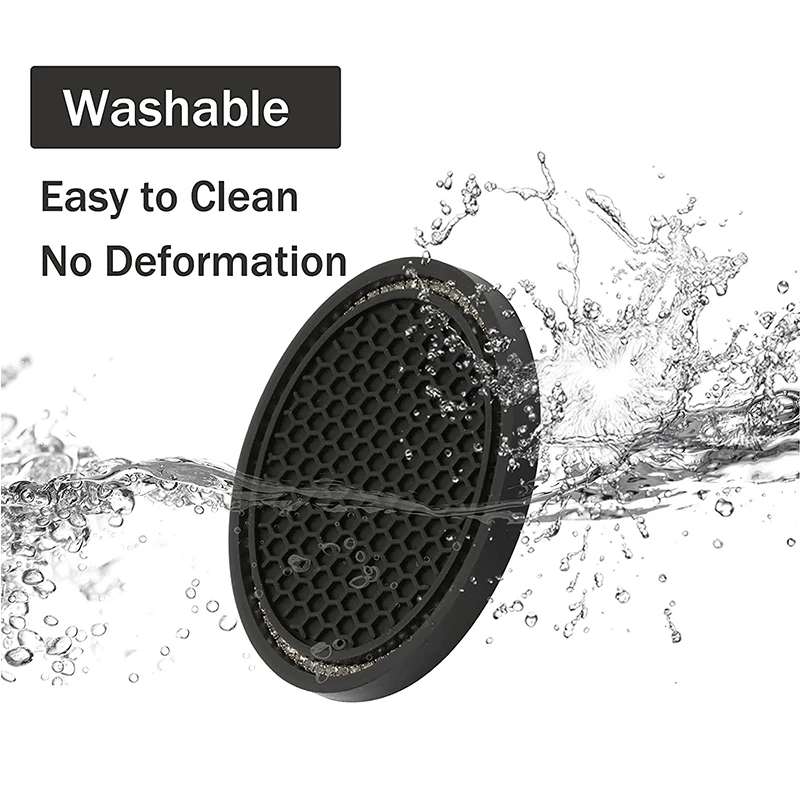 Cup Holder Coasters Car Coaster Pads Car Non-slip Water Cup Pad Diamond Rhinestone Decor For Car Bottle Holder Coaster Auto Interior Decoration Accessories 1/2Pcs