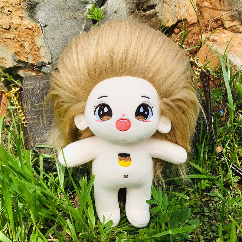 thumbnail image 1 of Muñeca de algodón de felpa Kawaii, figura de súper estrella de peluche, muñecas de pelo largo, 11 estilos, cuerpo gordo, puede cambiar la ropa, regalo, 20cm, 1 of 5