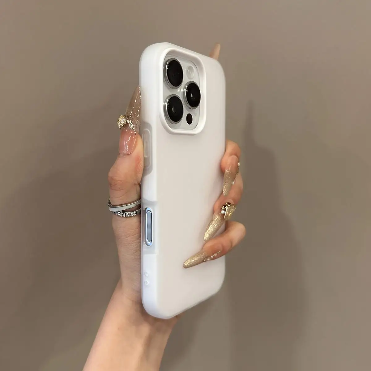 Luxury 2-in-1 Candy Color Clear Matte Phone Case - Shockproof Bumper Soft Jelly Cover
