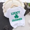 Mr Lucky Charm Print Kids T-shirt Children St. Patricks Day Shirt Boy Girl Clothes St. Patricks Day Toddler Outfits Shirts Gift 5