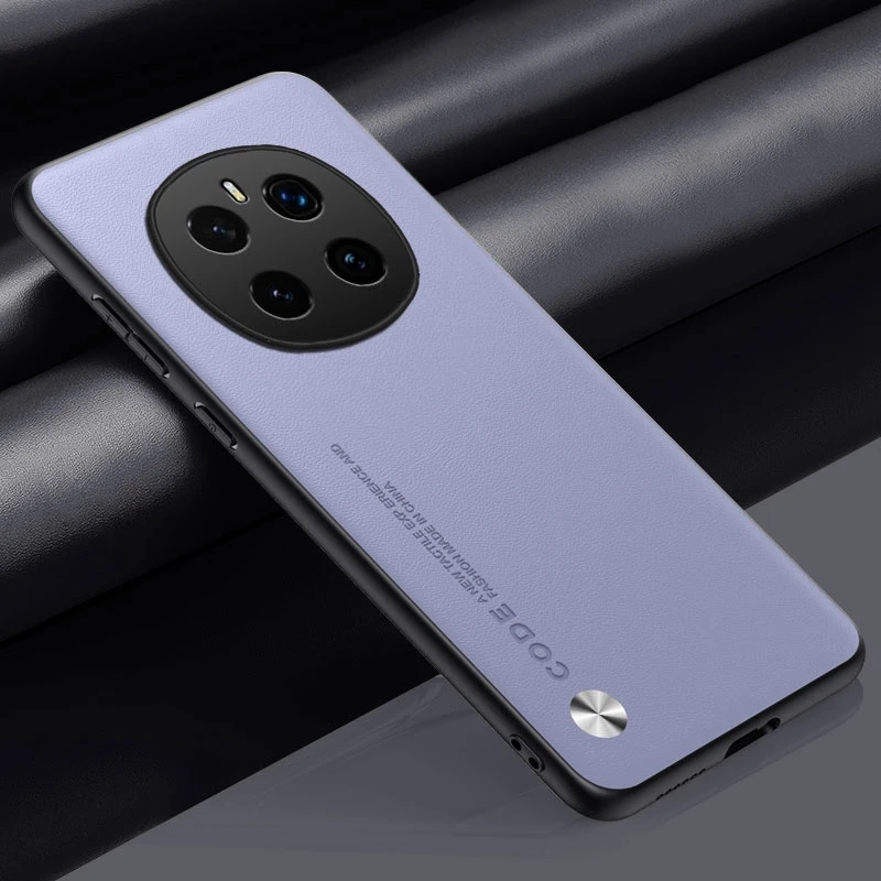 Luxury PU Leather Shockproof Phone Case - Full Protection Back Cover