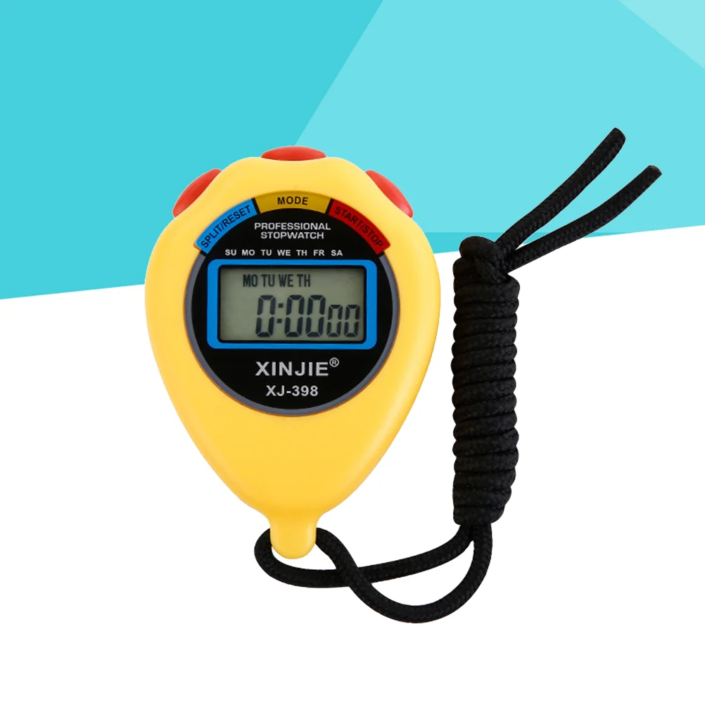 Professional Stopwatch Timer Electronic for Sports Game Fitness Lightweight Referee Athletics Split Time High
