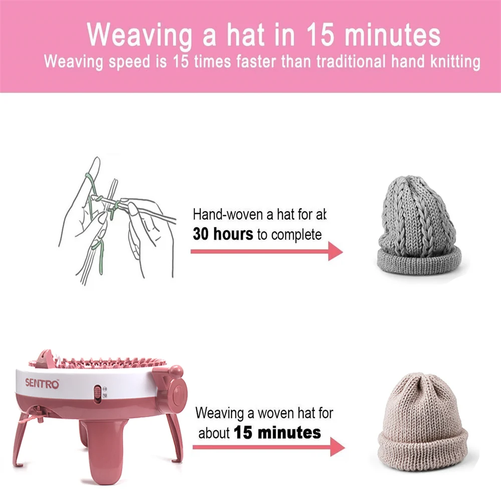 48 Needles Smart Weaving Machine Sweater/Hat/Scarf /Gloves/Socks