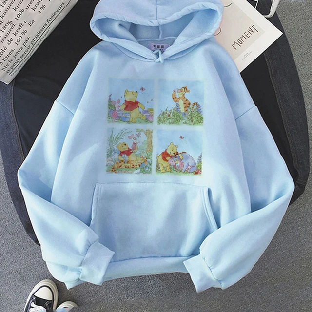 Winnie Pooh Hooded Pullover Top Women | Winnie Pooh Sweatshirt Womens -  Disney Hoodie - Aliexpress