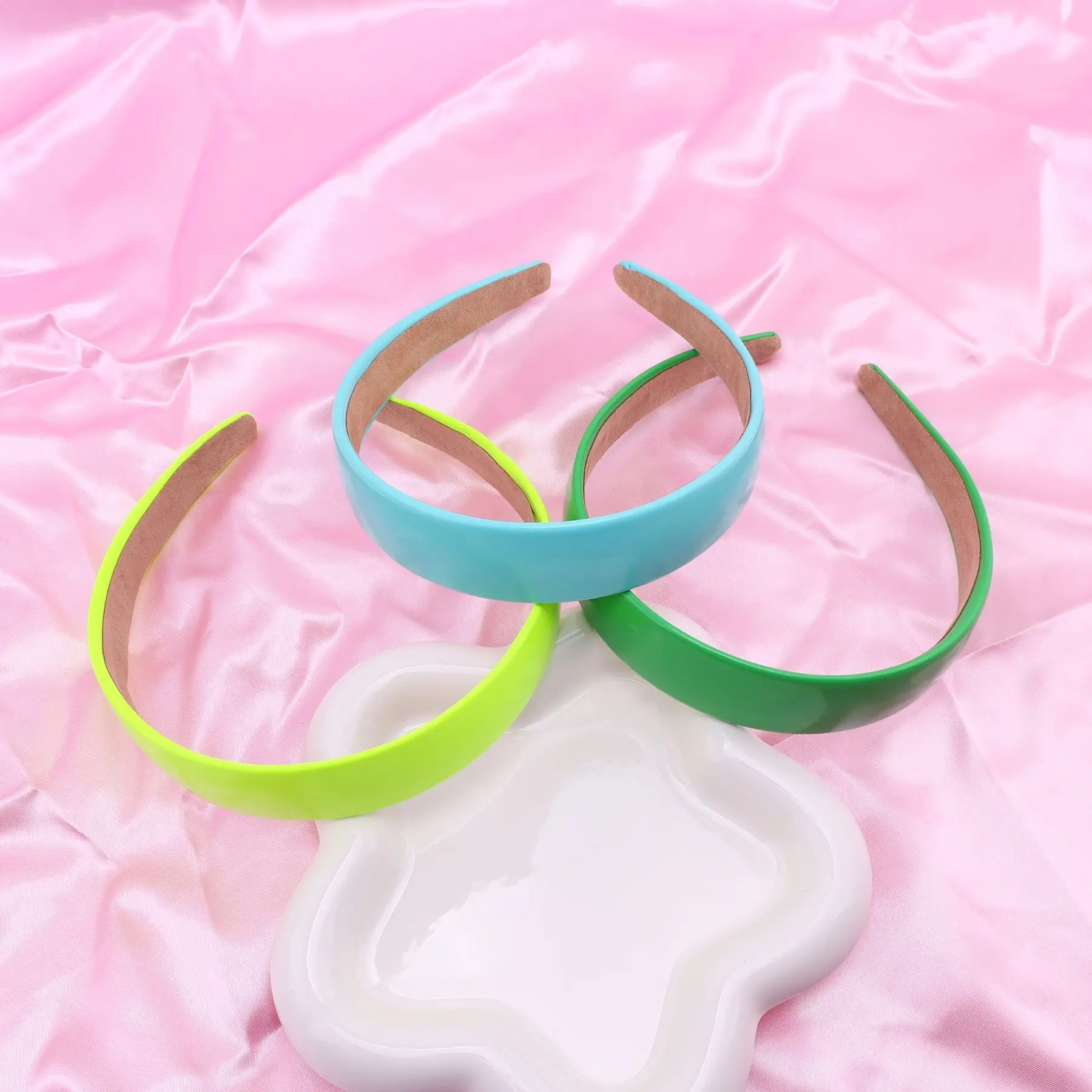 Vibrant Soft Elastic Colorful Headbands for Women - 2.5CM Wide Hair Accessories for Girls
