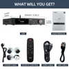 LOXJIE A40 Power Amplifier Headphone Amp 165W X 2 MQA-CD Bluetooth XU-316 DSD256 Optical I2S HDMI ARC PHONO Remote Control 6