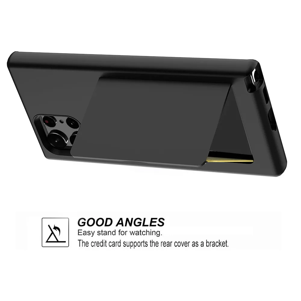 Premium Wallet Card Slot Case Cover for Samsung Galaxy and Note Series