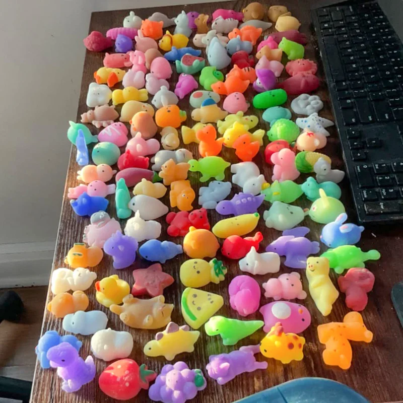 10/20/50PCS Mochi Squishy Toys Mini Kawaii Squishy for Kids Birthday Party Favors Goodie Bag Filler Treasure Toy Classroom Prize