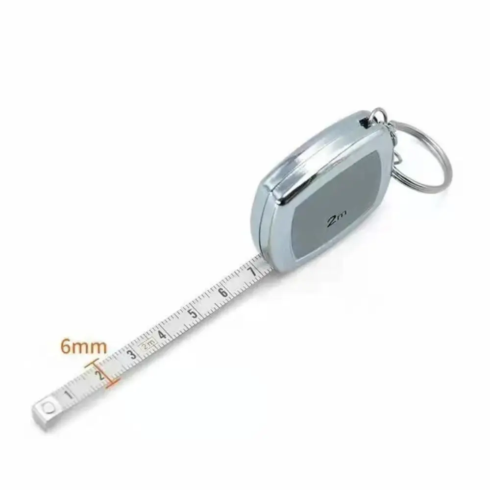 Small Tape Measure Key Ring 1.5/2M Mini Pocket Portable Compact tape measure measuring tape