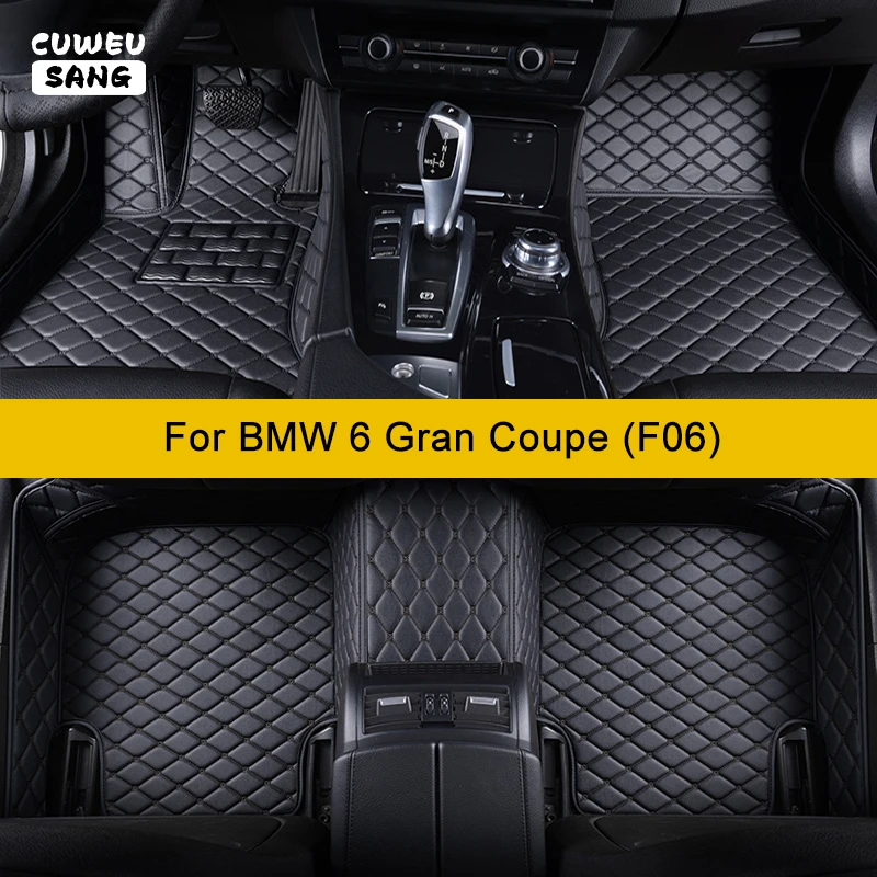 CUWEUSANGCustomCarFloorMatsparaBMW6CoupeF064PortasAuto