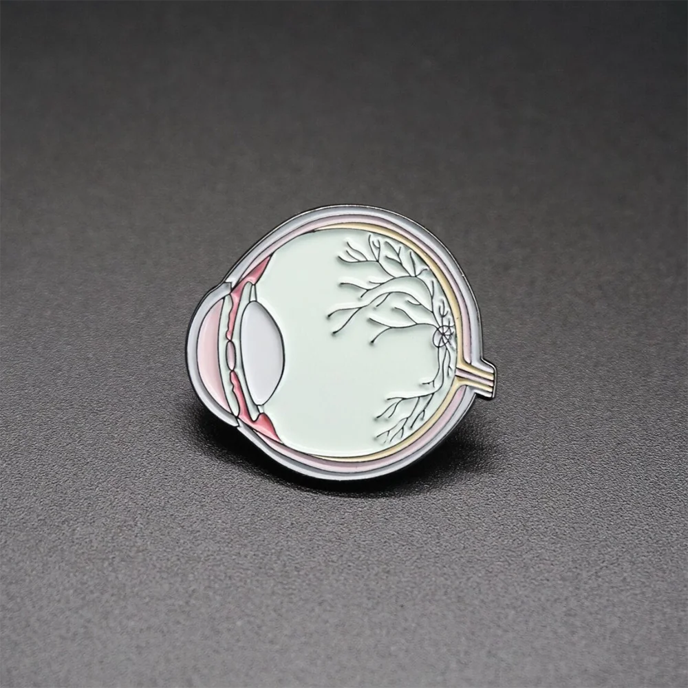 Medical Optometrists Enamel Brooch Ophthalmology Vision 4 thumbnail image