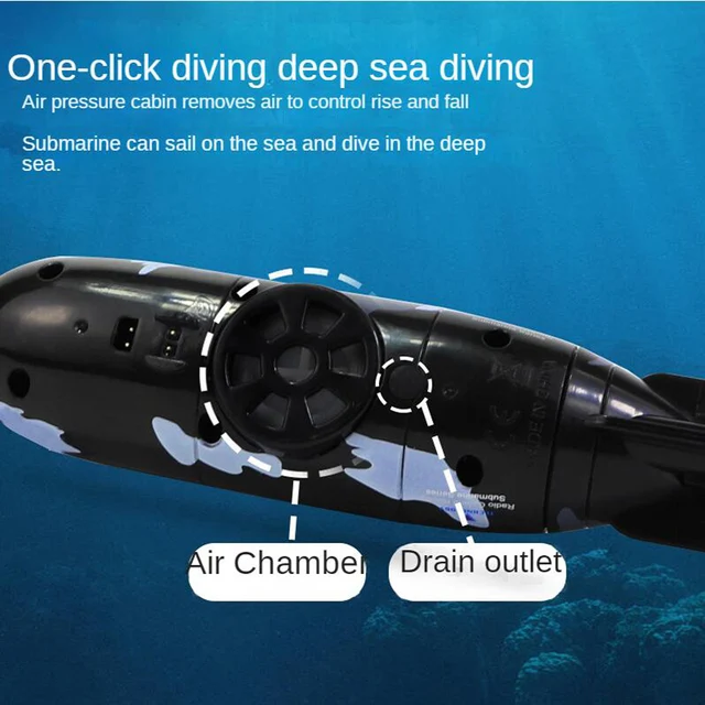children's remote-controlled submarine nuclear submarine ship-filled hovering waterproof fish tank toy simulation military model 2