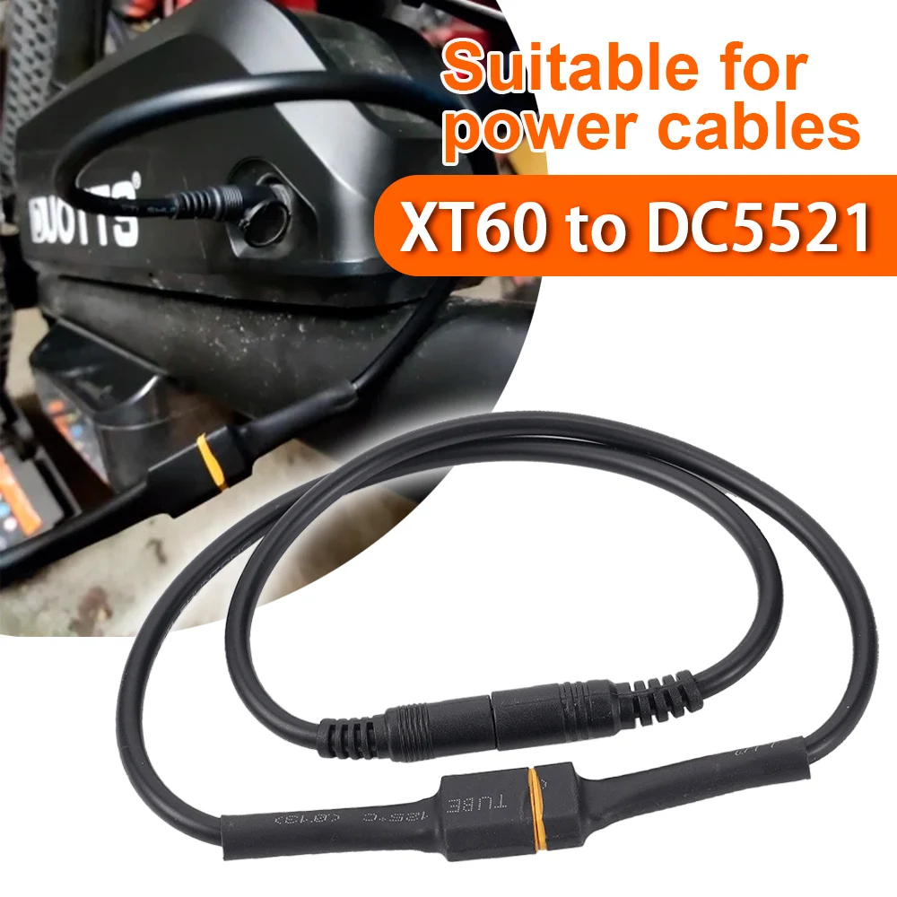 Power Cable Adaptor Solar Connection Line XT60 Male/Female Connector To DC5521 18AWG for Car Battery Charging Adapter Cables