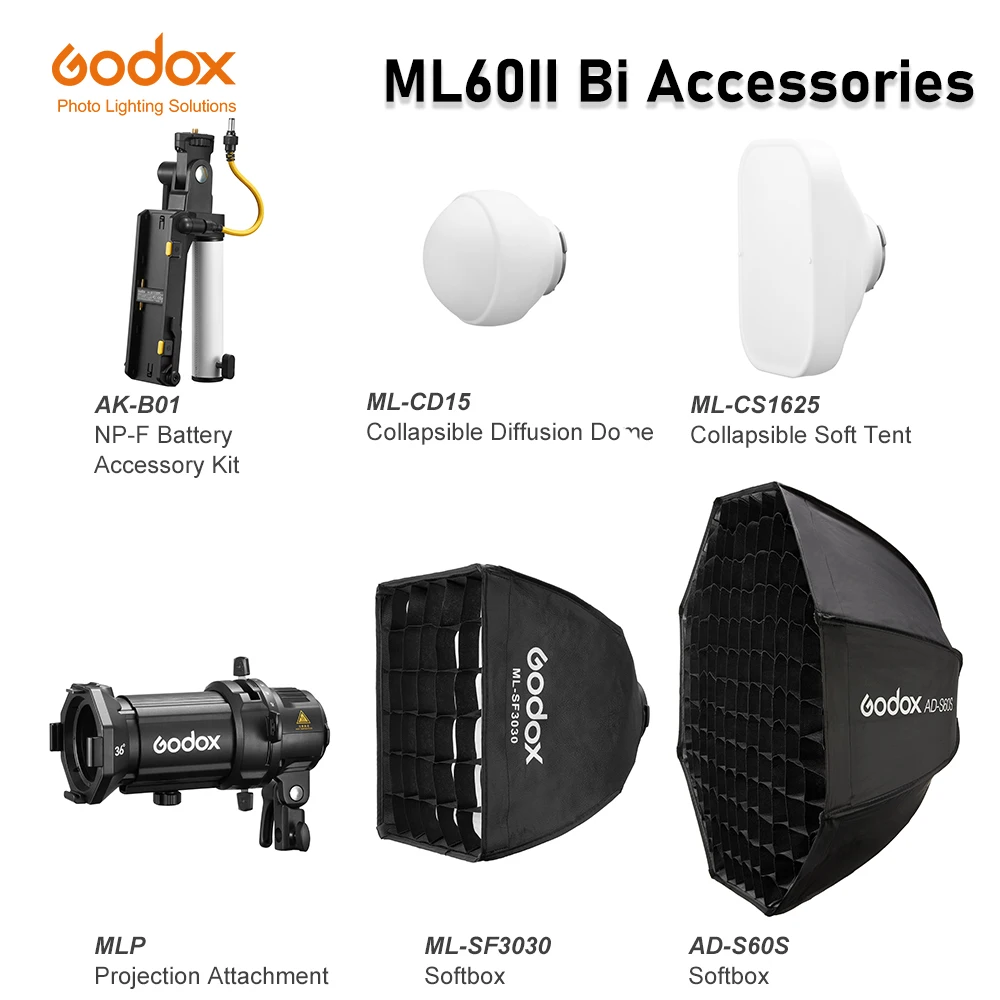 Godox ML-CD15 Camera Flash Diffusion Dome For Godox V1 V860III V860II V850II TT685II TT600 TT560II TT520II TT660 ML30 ML30Bi ML60 ML60Bi