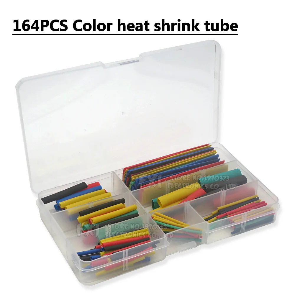 Heat-shrink Tubing Thermoresistant Tube Kit 164PCS 127PCS 328PCS 530PCS