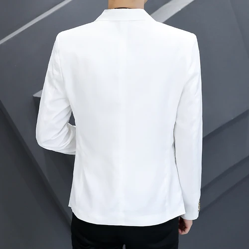 남성용 이탈리아 스타일 블레이저, 프리미엄 심플, 우아한 패션, 비즈니스 캐주얼 작업 신사, 정장 핏 재킷, 고품질 2