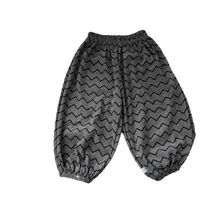 Pantalons pour bébés filles, pantalons entièrement imprimés en velours côtelé, vêtements d'automne pour enfants, Style coréen 5