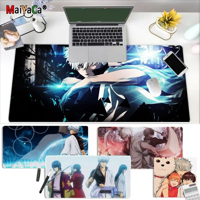 

Anime Gintama Mousepad Boy Pad Laptop Gaming Mice Mousepad Size for Game Keyboard Pad for Gamer