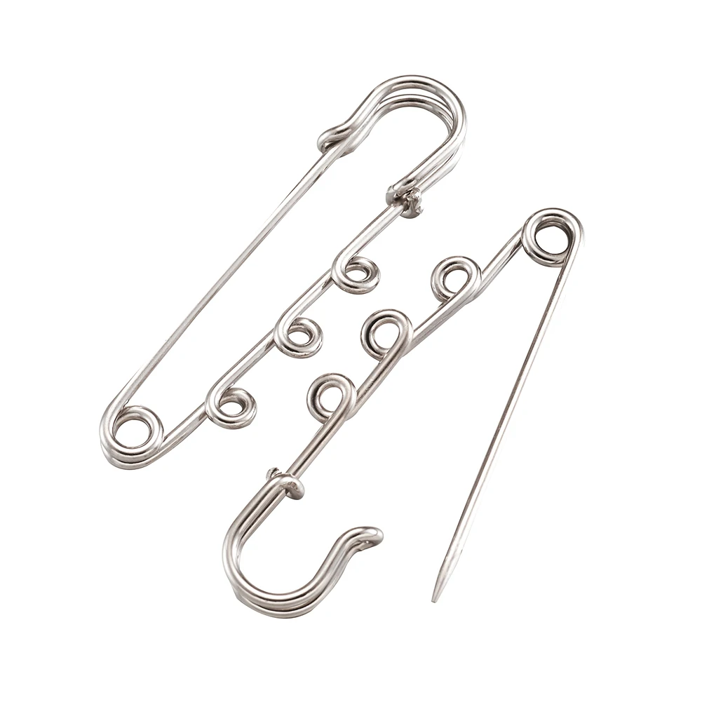 

Металлическая железная брошь платинового цвета Kissitty 10 шт., фурнитура для броши «сделай сам», дизайнерские аксессуары для изготовления ювелирных изделий