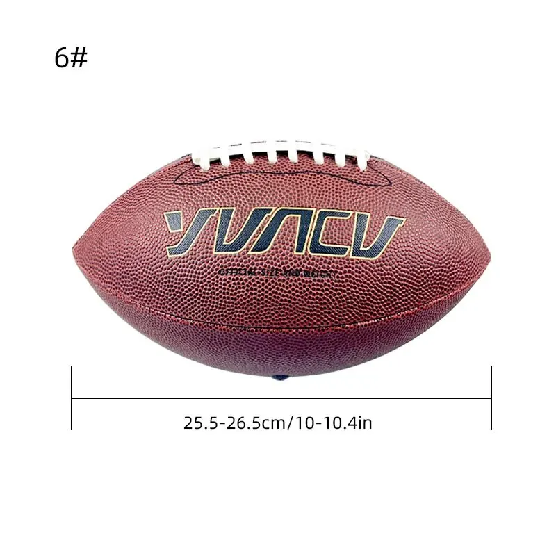 1pc Standard American Football For Youth And Adult Outdoor Sports Game Competition Training , Rugby Size 9 , 6 , 3 view 5