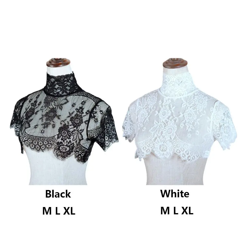 Polyester Yarn Lace Detachable Collar Shawl for Women