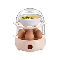 Cuiseur à œufs électrique multifonctionnel 160W 220V, 6 œufs/étage, pour œufs durs et pochés, machine à petit-déjeuner intelligente pour la cuisine domestique 2