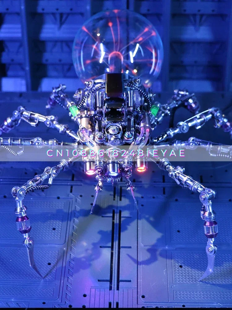 Mechanical 3d Metal Model Plasma Electrostatic Ball Ornament Party Spider Queen Tide Play Mecha