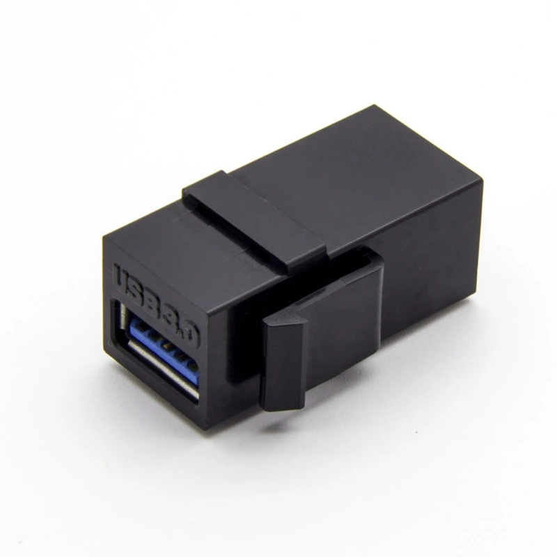USB 키스톤 잭 2팩 USB-USB 어댑터 암-암 삽입