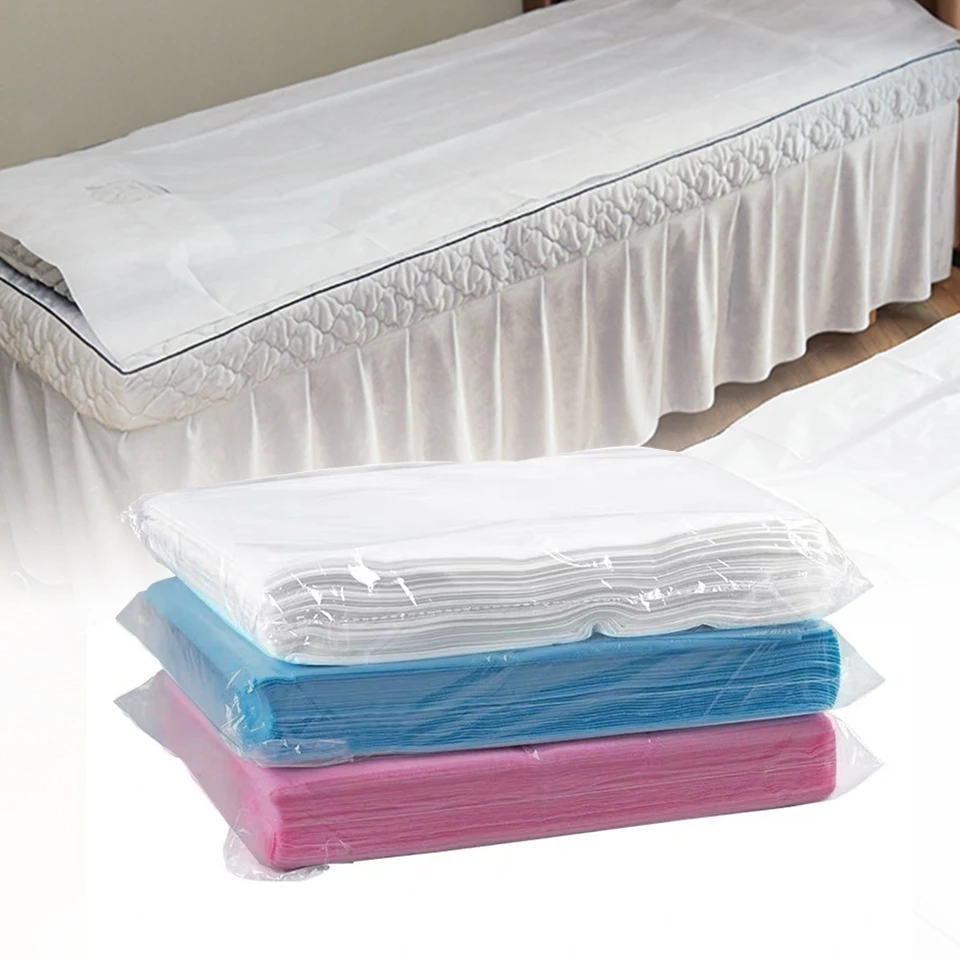 10/20/50pcs Massage Table Sheets Disposable SPA Bed Sheets Non Woven Lash Bed Cover Hot No Woven