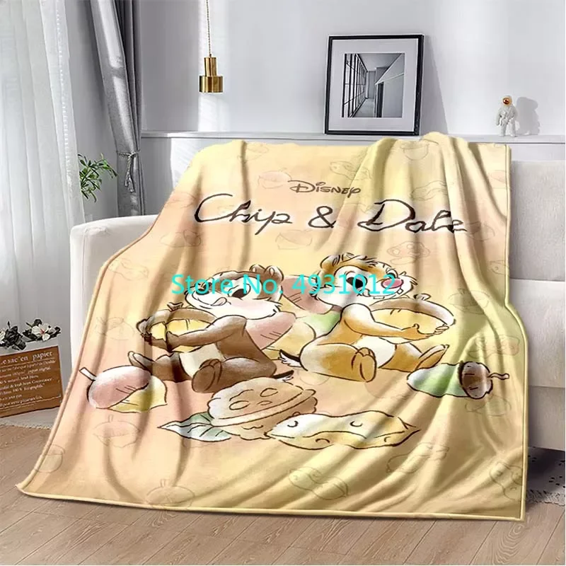 

Мягкое плюшевое одеяло с мультяшным принтом Дейл 70x100 см, мягкие фланелевые одеяла 3D из овечьей шерпы, детский подарок, Диванный диван для спальни