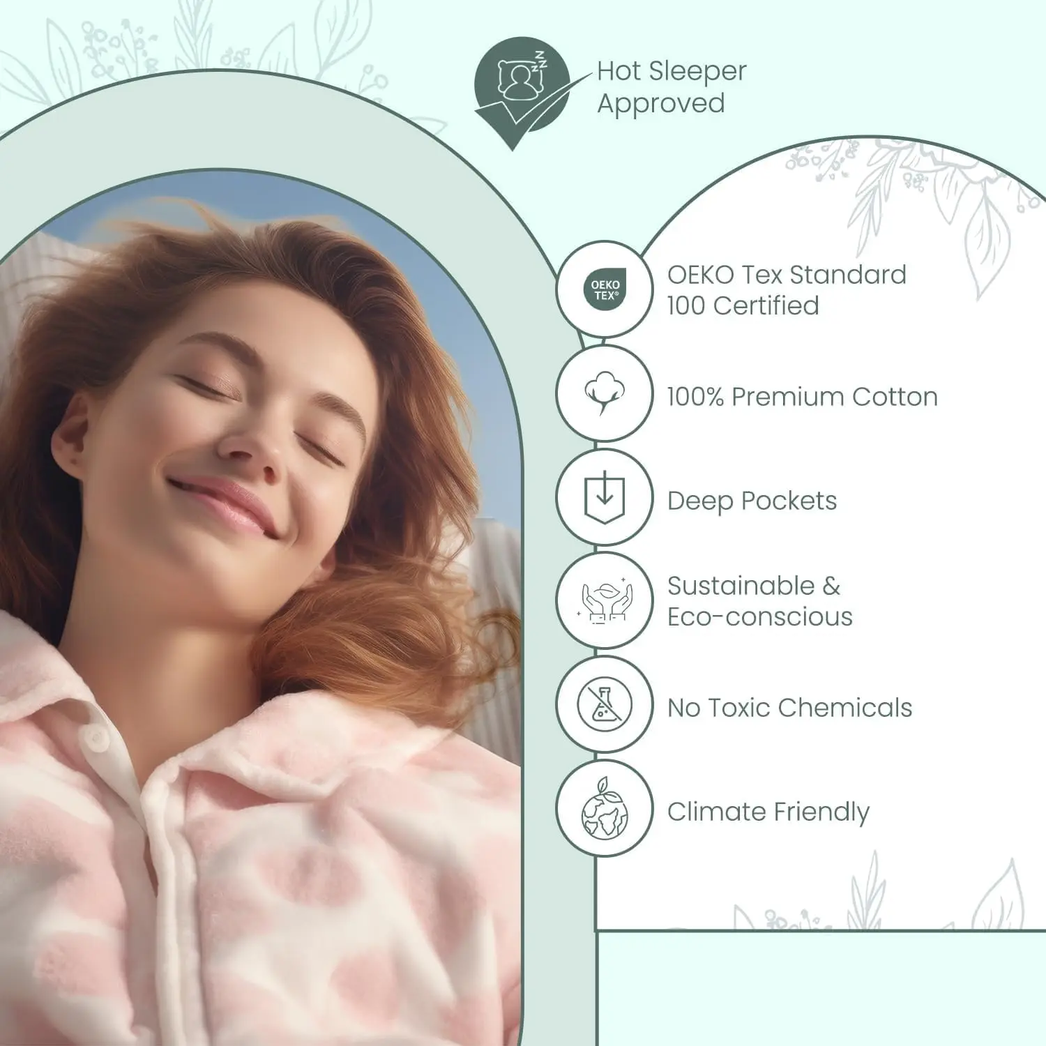 Feather Stitch 500TC Damask Cotton 4Pc Bed Sheet Set 6