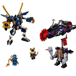 Blocs de construction ninjagoed Killow Vs Samurai X Mecha, 565 pièces, 10805, avec figurines, jouets DIY, anniversaire pour enfants, 70642 