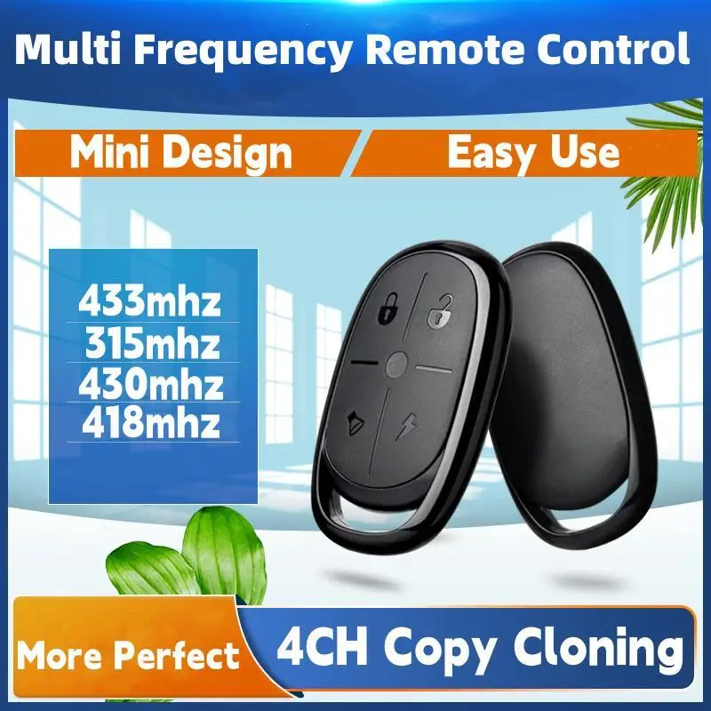 Multi Frequency 433mhz 4CH Garage Gate Door Opener Remote Control