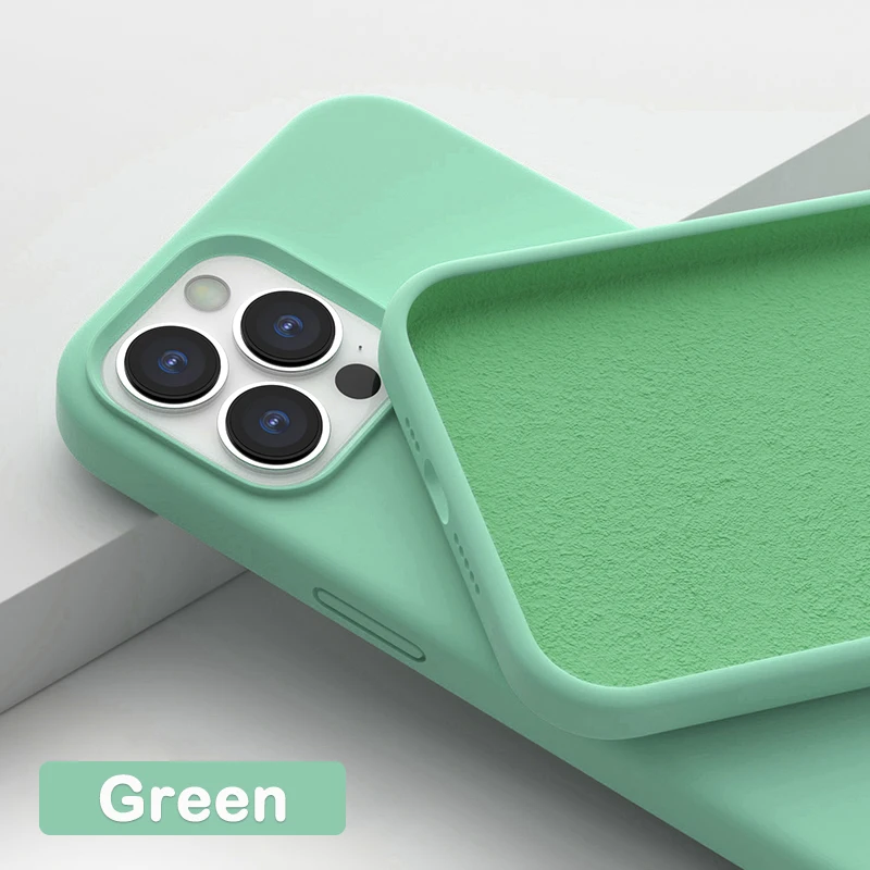 Premium Liquid Silicone Soft Phone Case - Elegant and Durable Protection