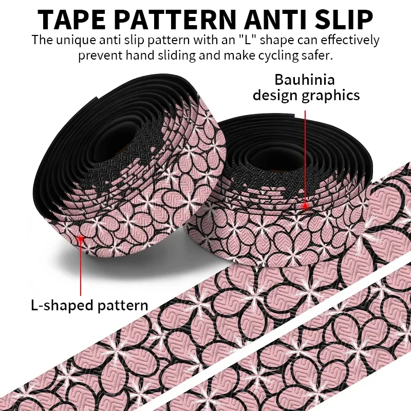 BUCKLOS Bicycle Bar Tape High Strength Road Bike Handlebar Tape Soft Speed Handlebar Non-slip Gravel Racing Bike Strap