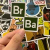 10/30/50pcs Breaking Bad TV Show Stickers PVC Waterproof Toy Graffiti  Kid Stickers Skateboard Guitar Suitcase Luggage Car Decal 3