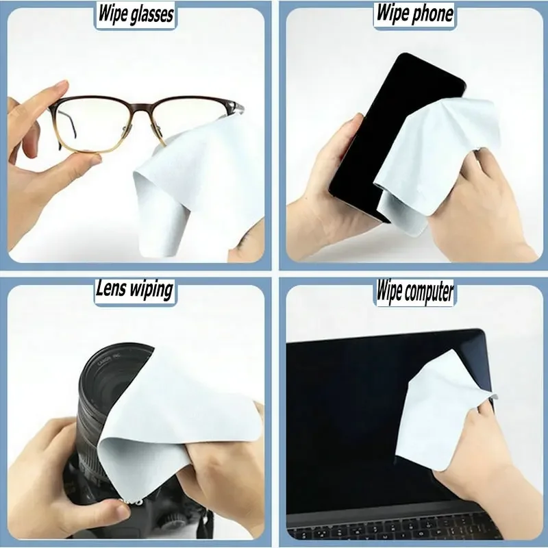 High Quality Chamois Glasses Cleaner Microfiber Cleaning Cloth for Glasses Cloth Len Phone Screen Cleaning Wipes