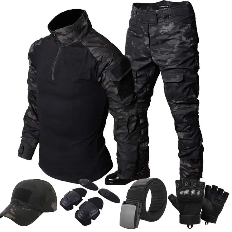 Black Camo Tactical Training Set 1