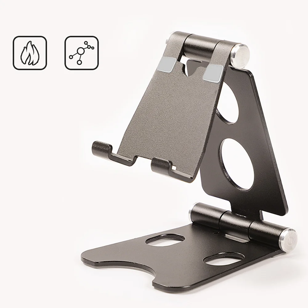 ajustável de alumínio tablet suporte para ipad pro dobrável tablet suporte desktop suporte com saco para samsung xiaomi huawei