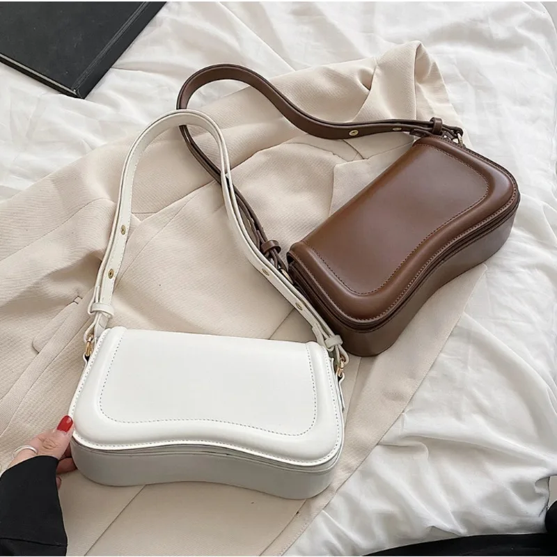 

Luxury Designer Shoulder Crossbody Bags Korean Trend Female Underarm Small Square Bag Portable Fashion Women Purse Flap Handbags